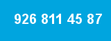926 811 45 87 926 811 45 87